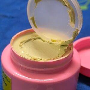 korean night cream lid open